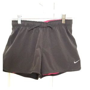 Nike Dri-Fit Grey 2-1 shorts w/Pink liner, Girls L
